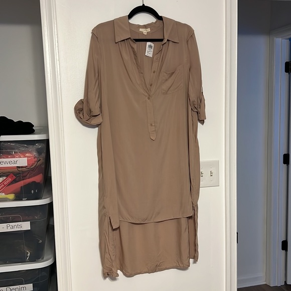 Windsor Taupe On The Move Hi-Lo Tunic Dress - Picture 3 of 9